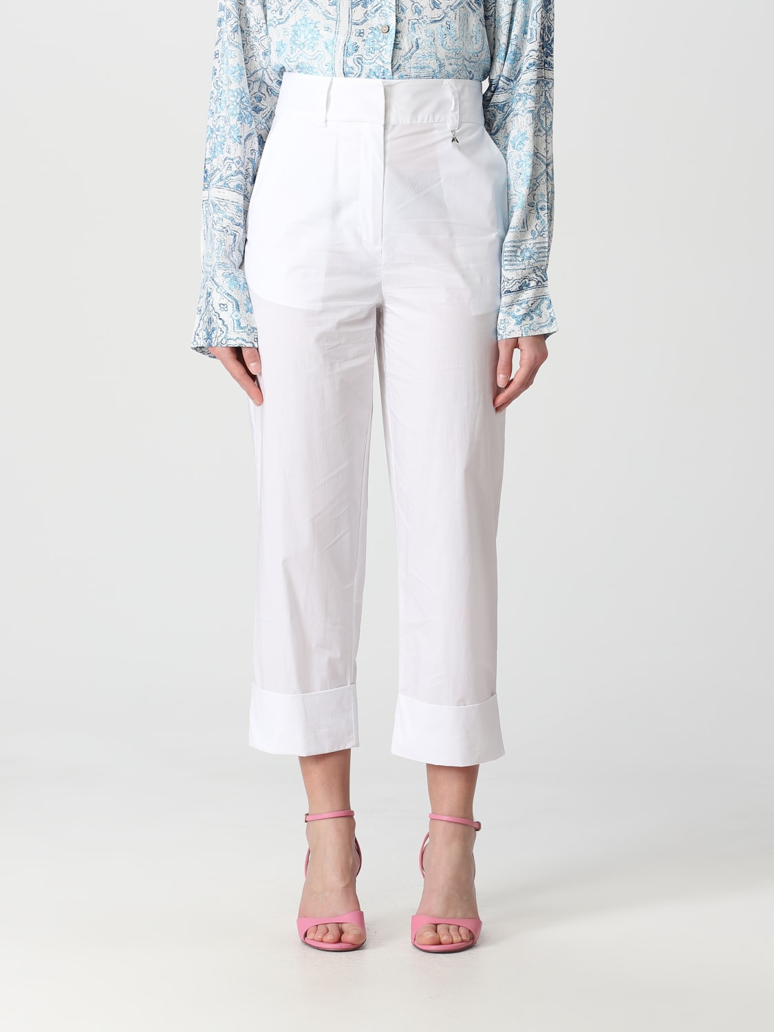 PATRIZIA PEPE PANTS: Pants woman Patrizia Pepe, White - Img 1