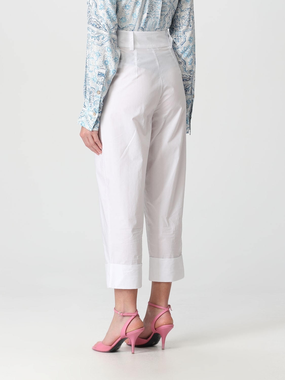 PATRIZIA PEPE PANTS: Pants woman Patrizia Pepe, White - Img 2