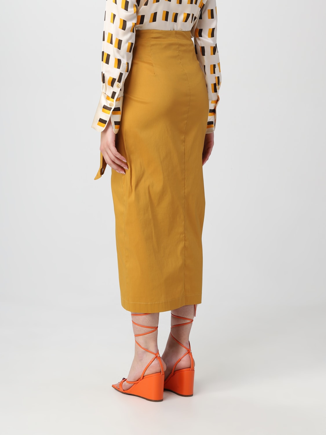 PATRIZIA PEPE SKIRT: Skirt woman Patrizia Pepe, Camel - Img 2