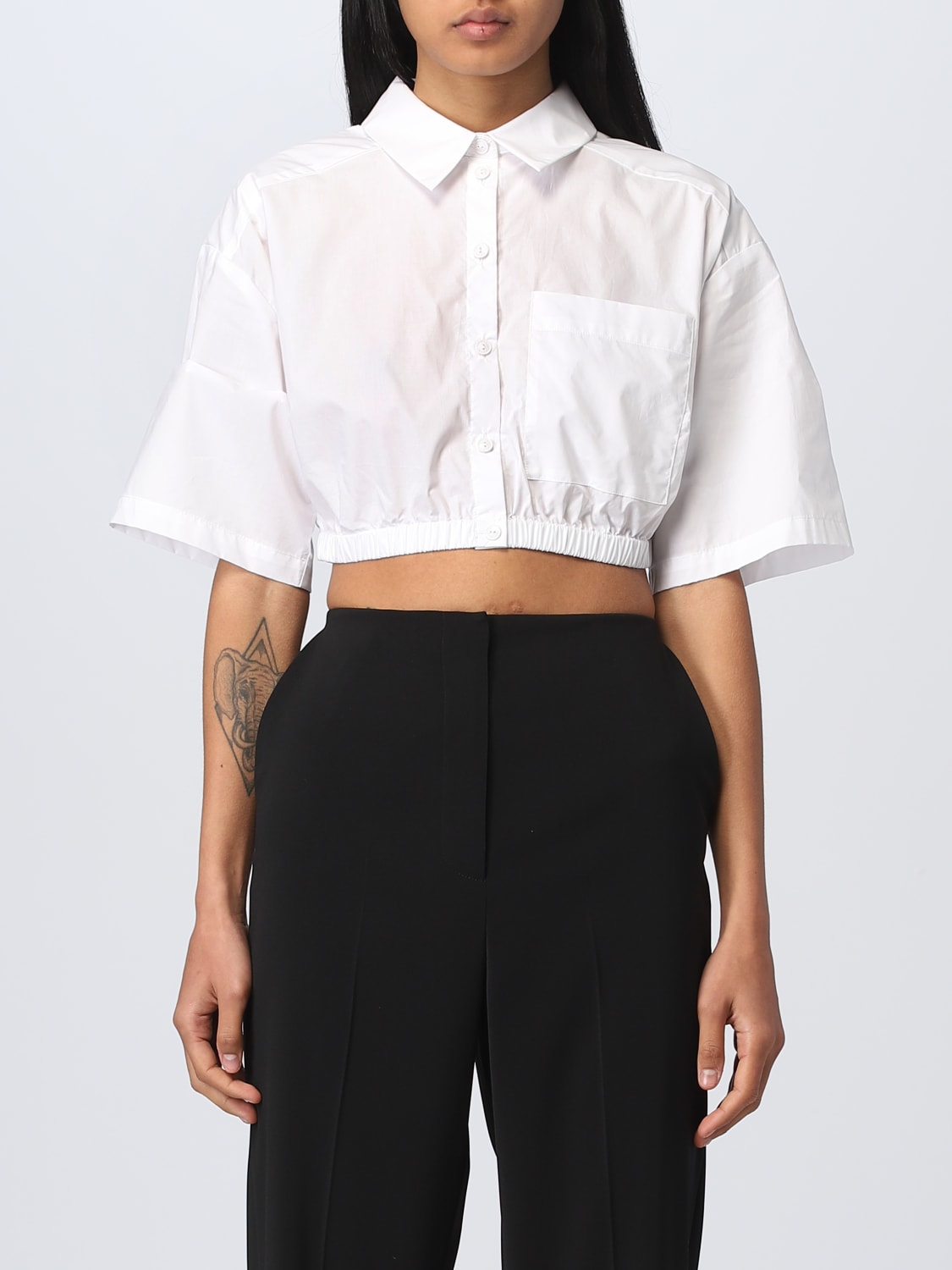 PATRIZIA PEPE SHIRT: Shirt woman Patrizia Pepe, White - Img 1