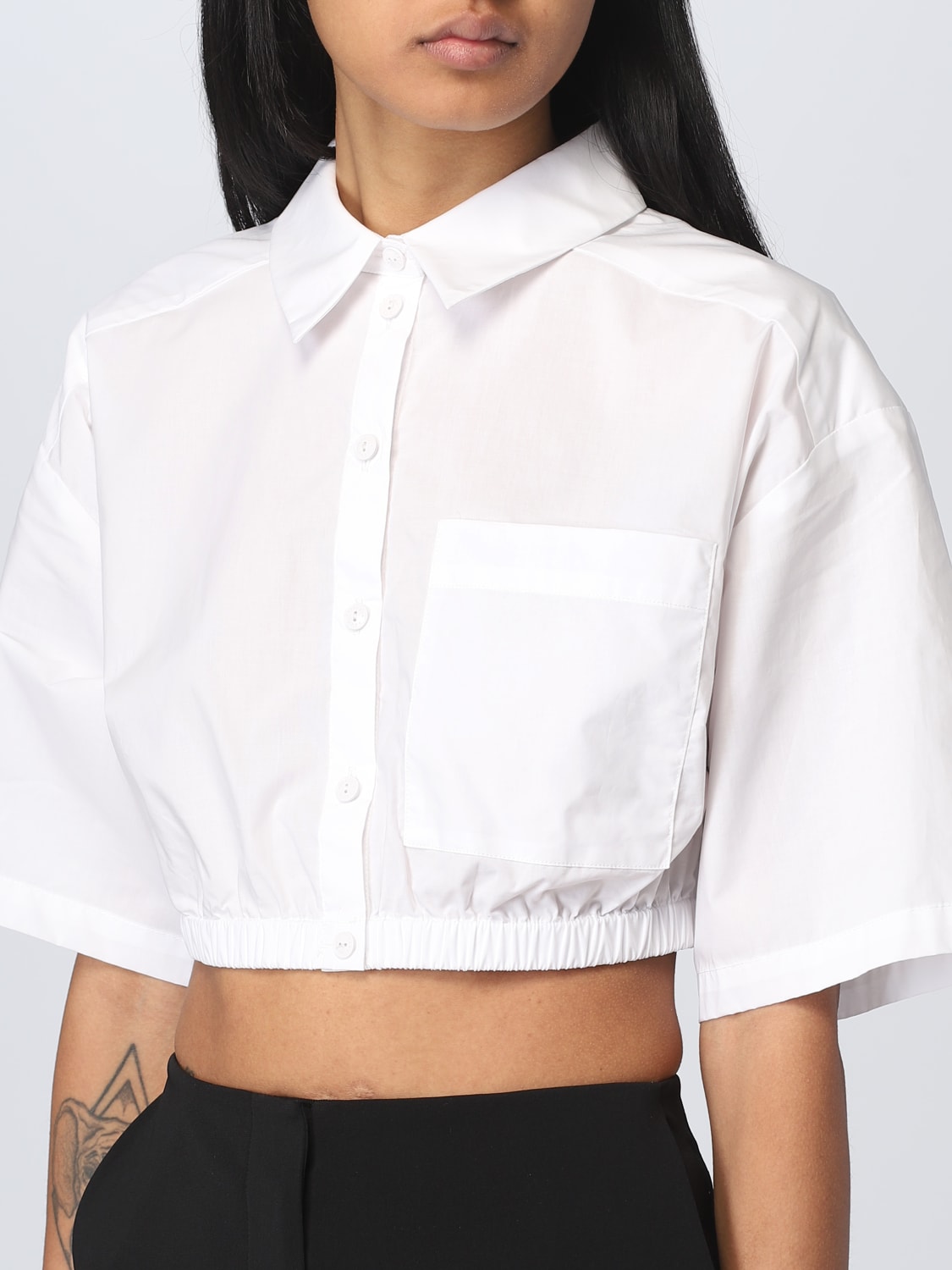 PATRIZIA PEPE SHIRT: Shirt woman Patrizia Pepe, White - Img 3