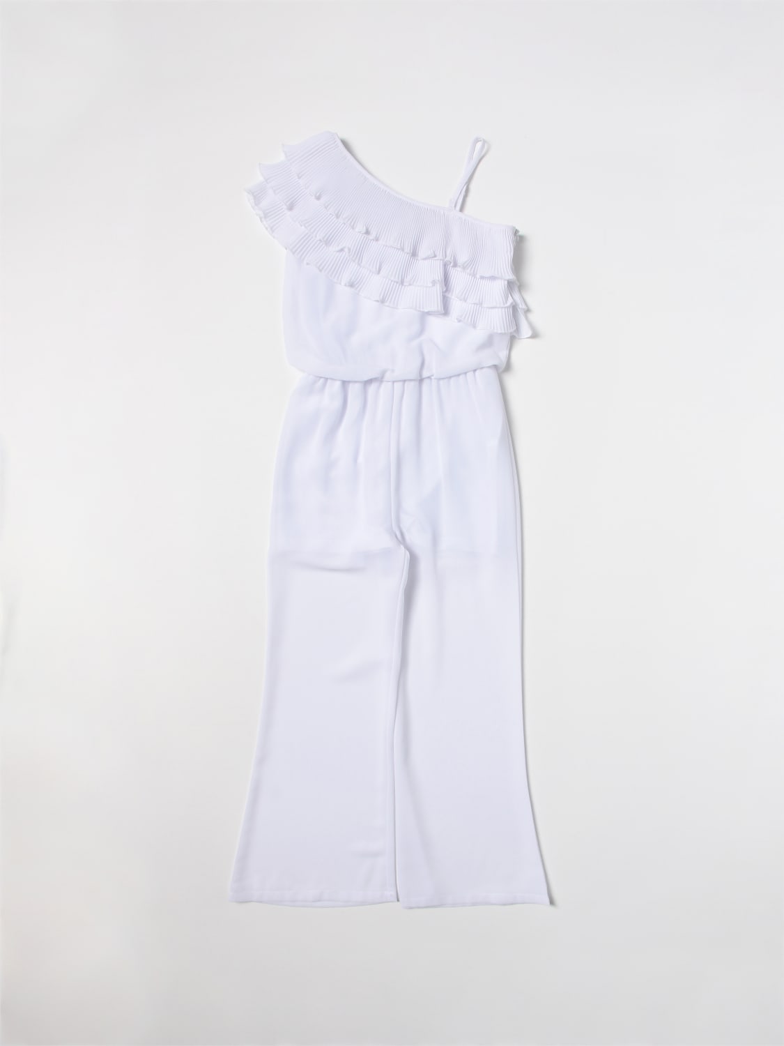 PATRIZIA PEPE TRACKSUIT: Patrizia Pepe girls' jumpsuit, White - Img 1