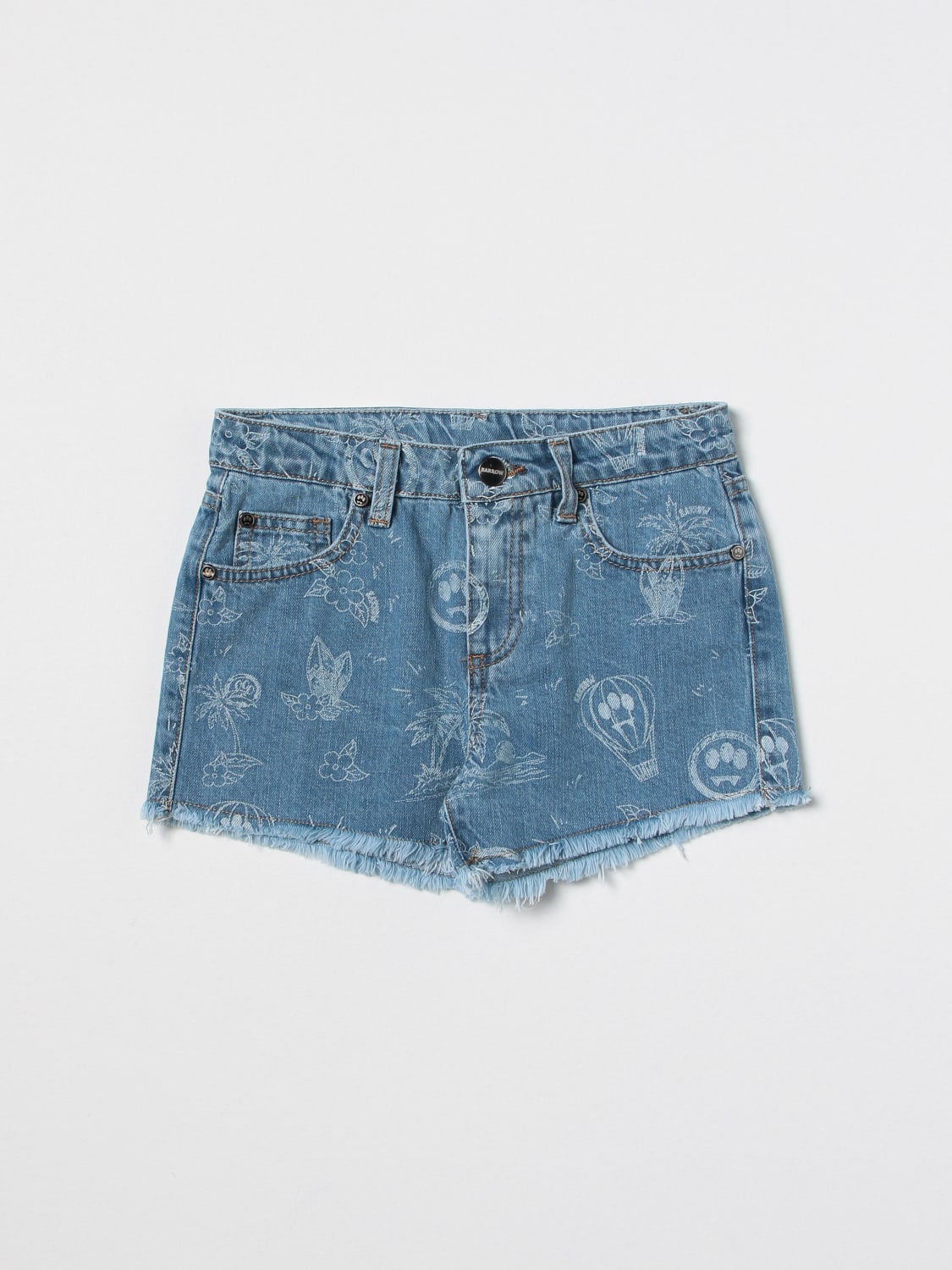 BARROW KIDS SHORT: Short kids Barrow Kids, Denim - Img 1