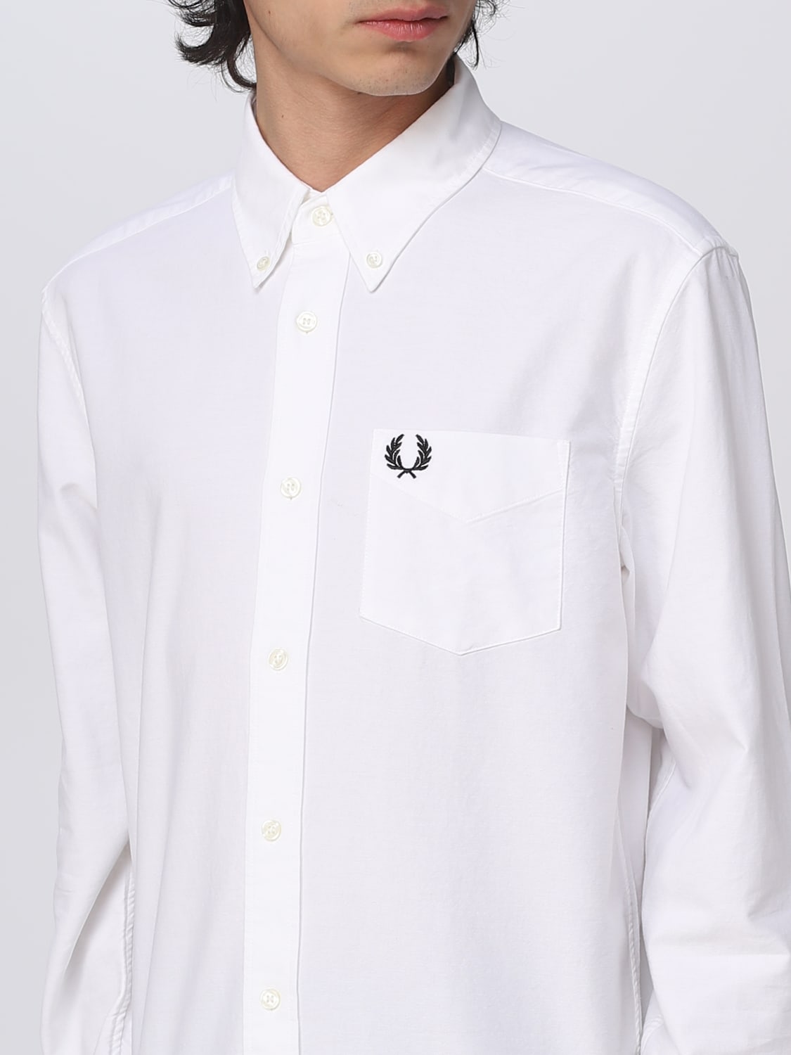 FRED PERRY CAMICIA: Camicia classica Fred Perry in popeline , Bianco - Img 3