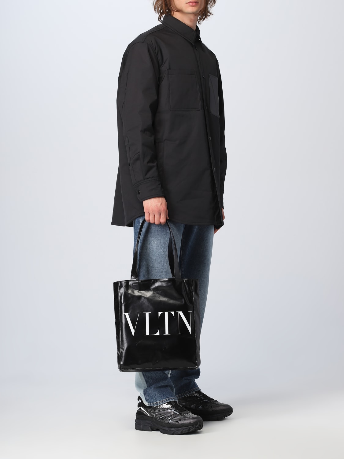 VALENTINO GARAVANI - Vltn Soft Leather Tote Bag