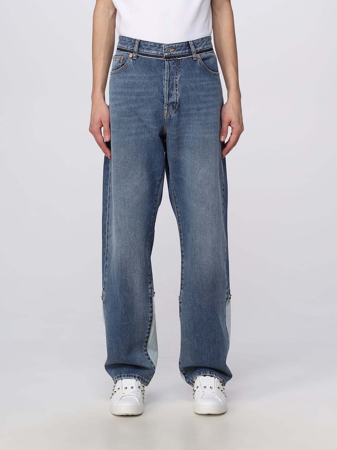 VALENTINO JEANS: Jeans Valentino in denim, Denim - Img 1