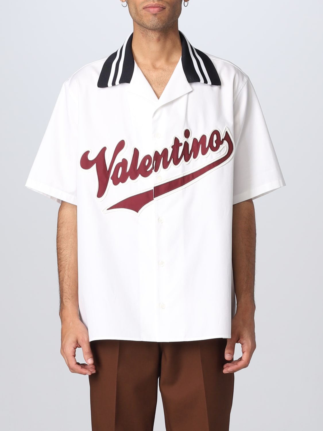 VALENTINO SHIRT: Shirt men Valentino, White - Img 1