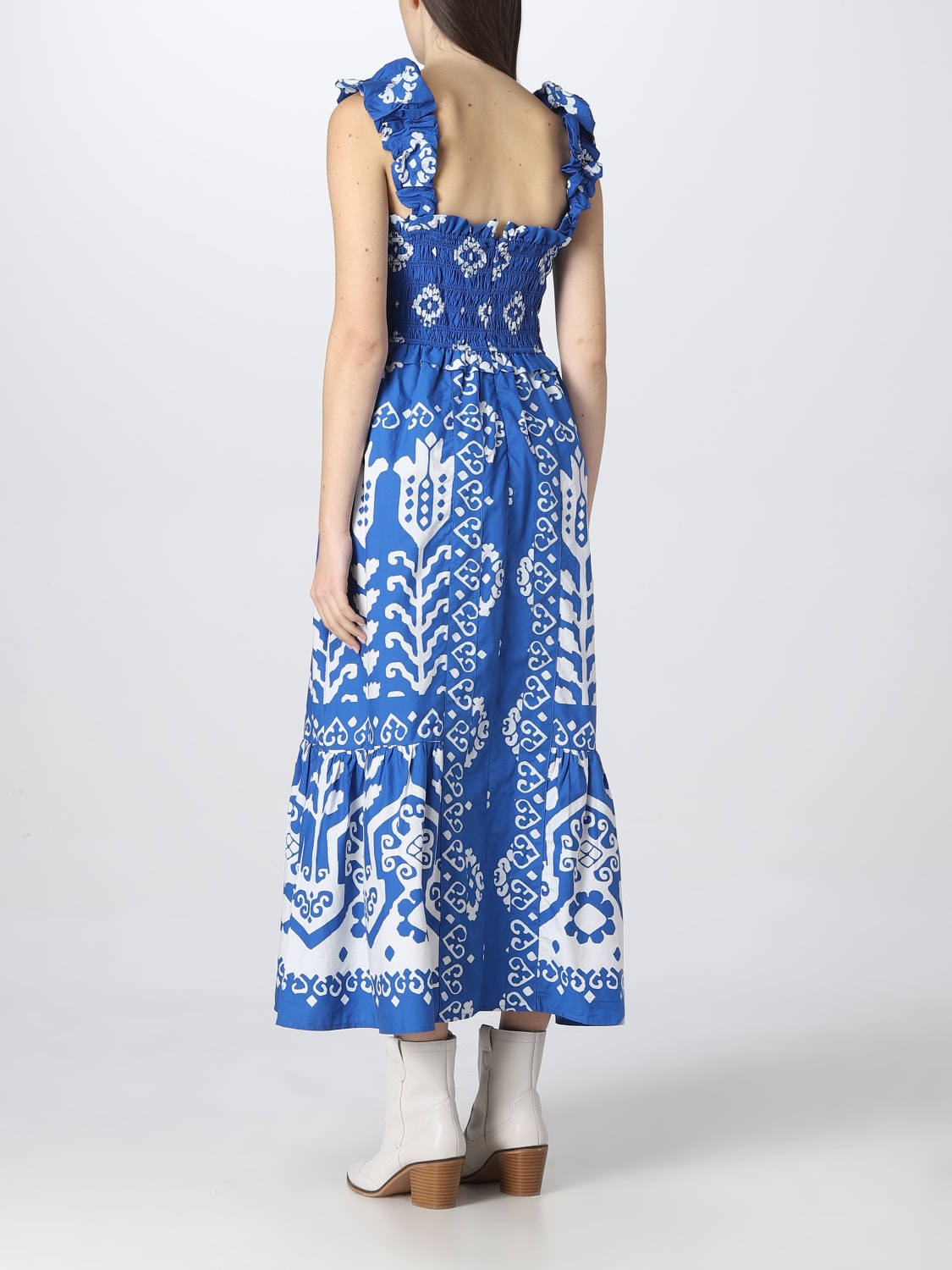 SEA NY DRESS: Sea Ny Sonia dress in cotton, Blue - Img 2