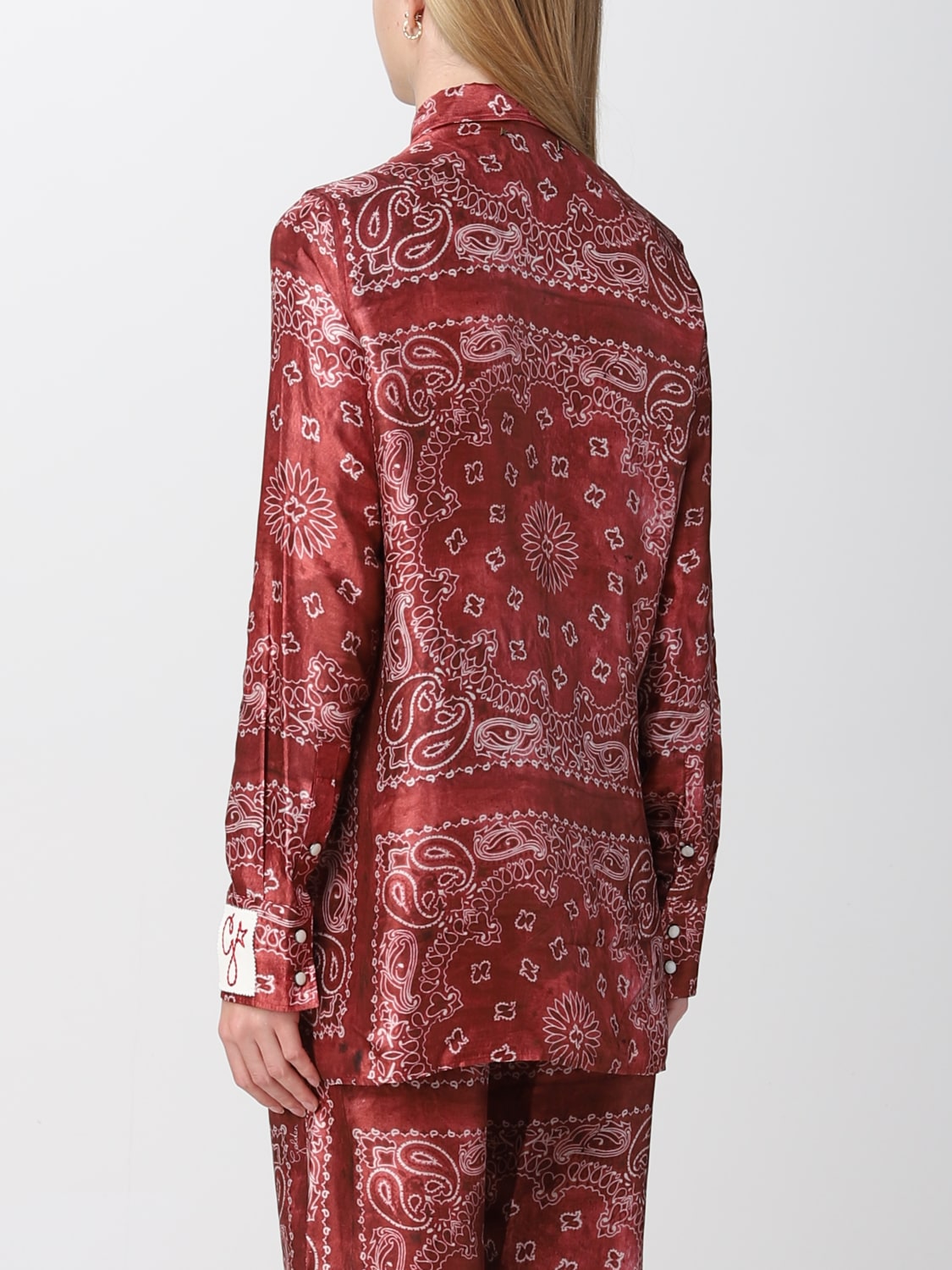 GOLDEN GOOSE SHIRT: Golden Goose shirt in viscose, Red - Img 3