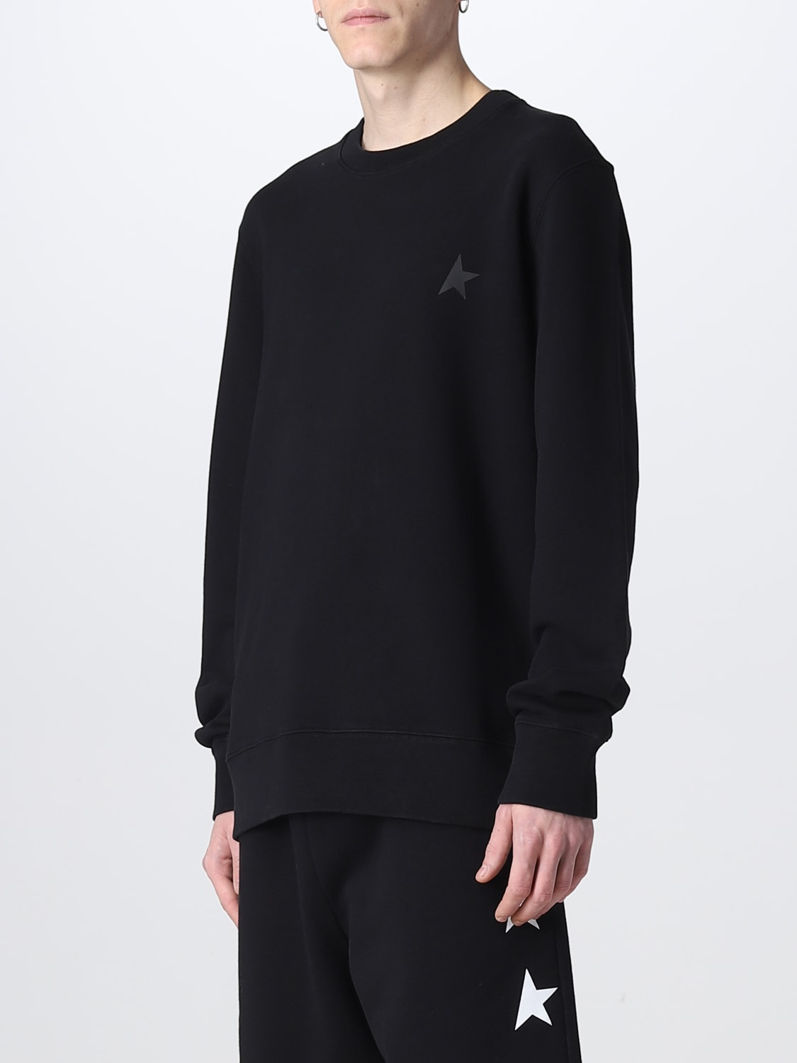 GOLDEN GOOSE SWEATSHIRT: Golden Goose sweatshirt in cotton, Black - Img 4