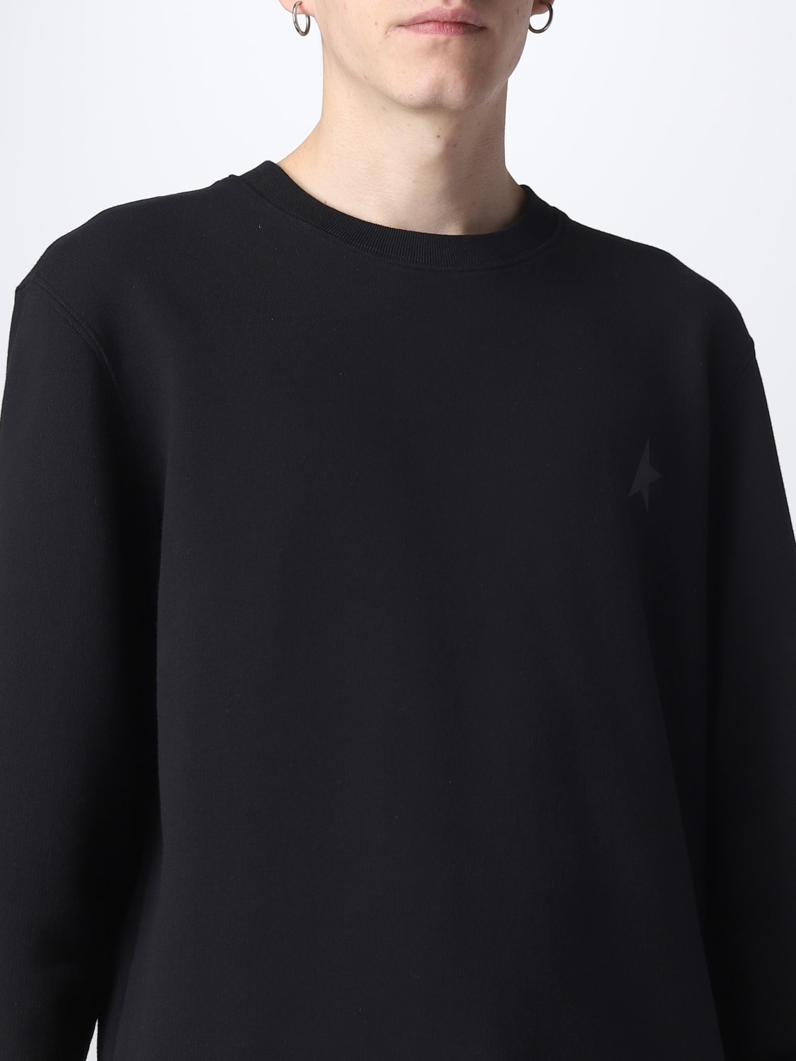 GOLDEN GOOSE SWEATSHIRT: Golden Goose sweatshirt in cotton, Black - Img 5