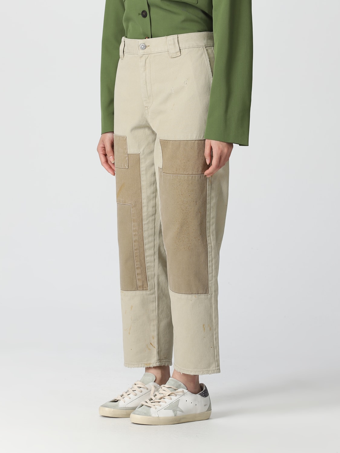 GOLDEN GOOSE PANTS: Pants men Golden Goose, Yellow Cream - Img 4