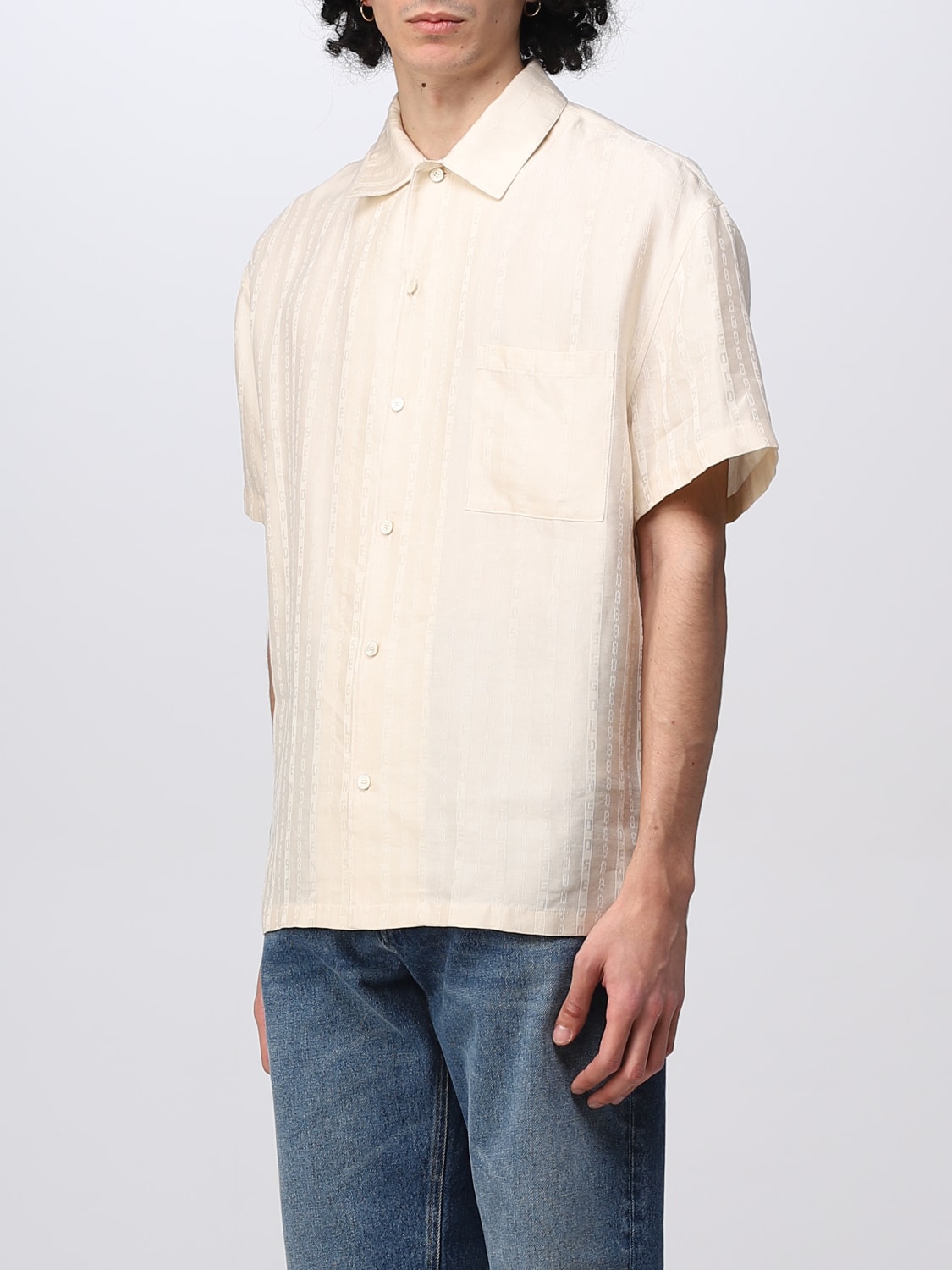 GOLDEN GOOSE SHIRT: Shirt men Golden Goose, Yellow Cream - Img 4