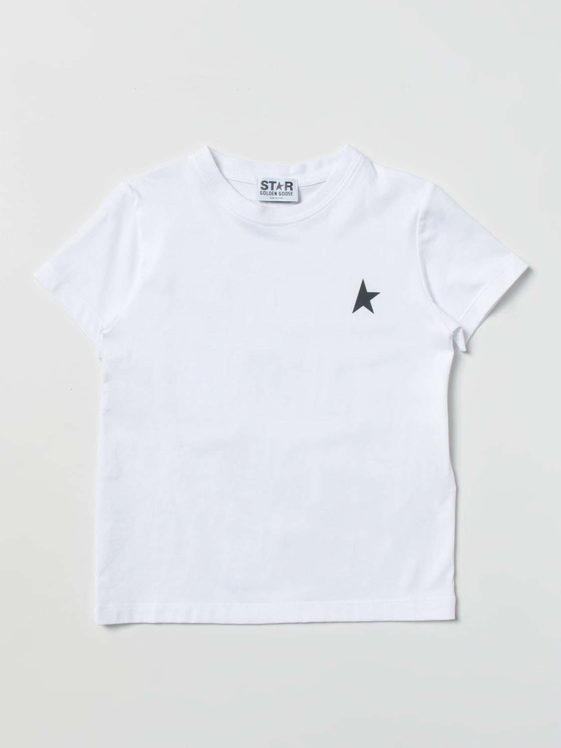 GOLDEN GOOSE T-SHIRT: Star Golden Goose T-shirt in cotton, White - Img 1