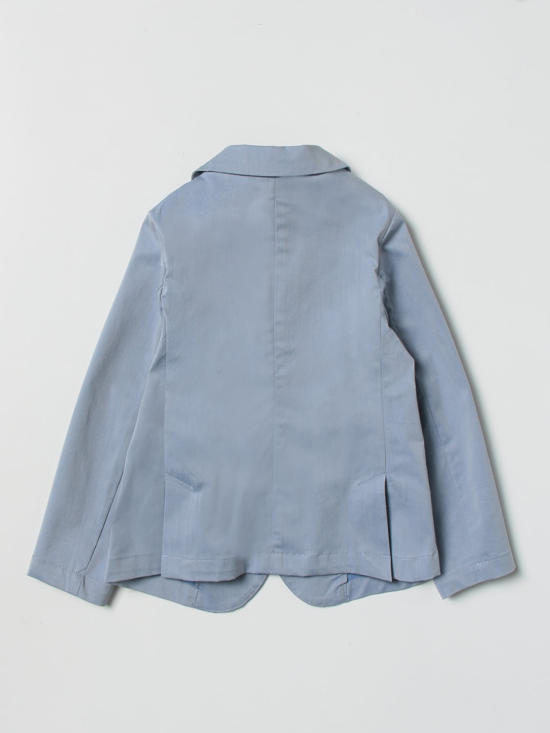 EMPORIO ARMANI GIACCA: Giacca Emporio Armani in misto cotone, Azzurro - Img 2