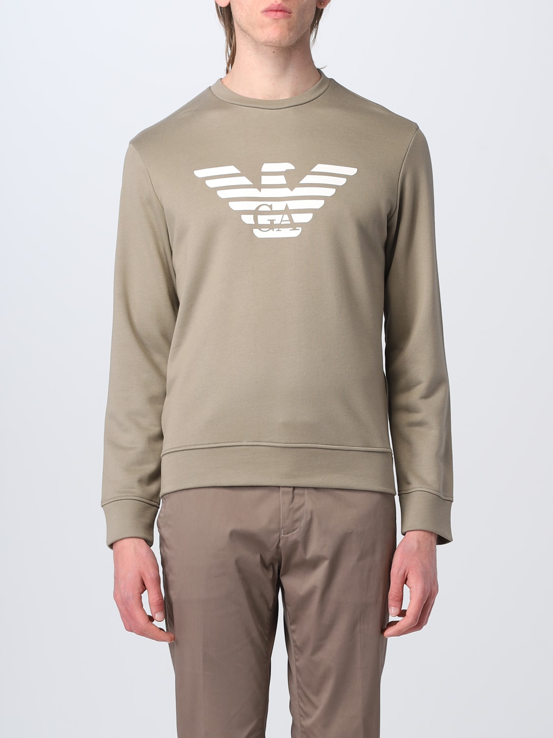 Giglio Felpa Emporio Armani in misto cotone