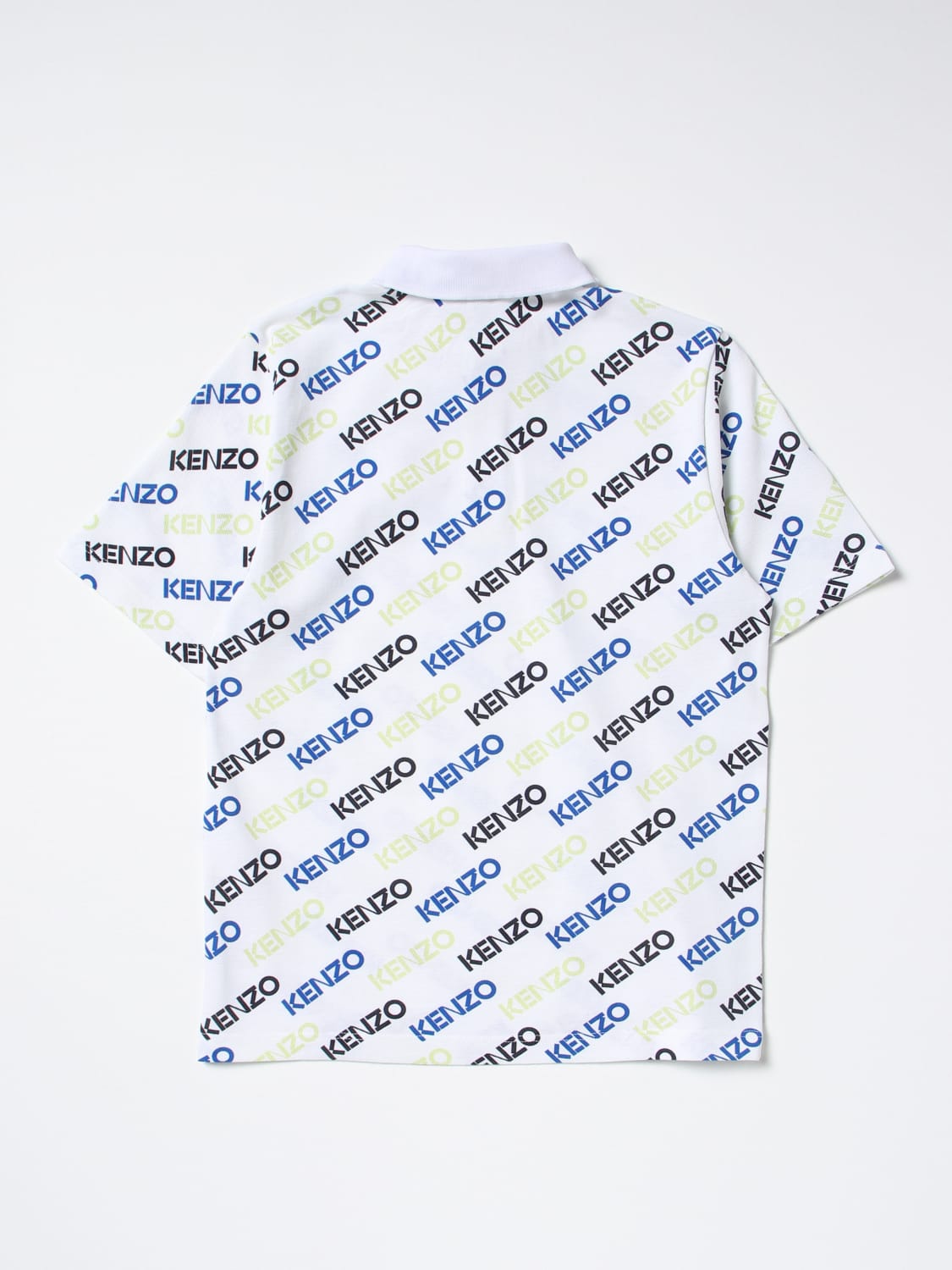 KENZO KIDS POLO SHIRT: Polo shirt kids Kenzo Junior, White - Img 2