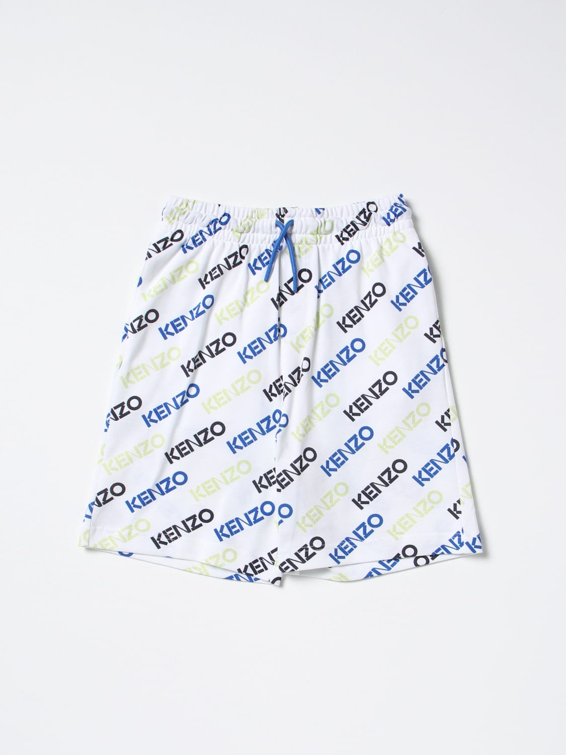 KENZO KIDS 쇼츠: 쇼츠 남아 Kenzo Junior, 화이트 - Img 1