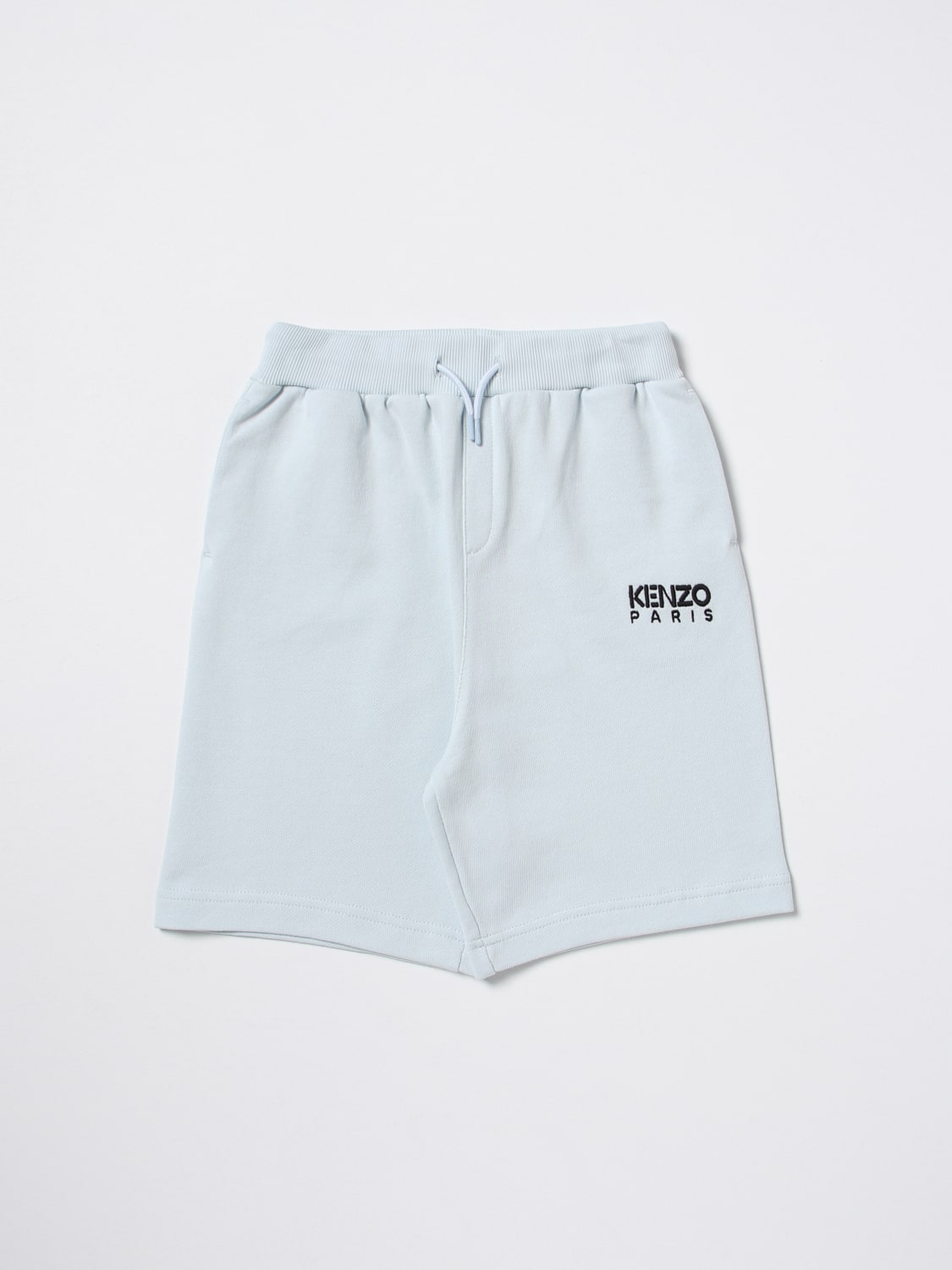 KENZO KIDS Shorts kids Kenzo Junior Gnawed Blue Kenzo Kids shorts K24296 online at GIGLIO.COM