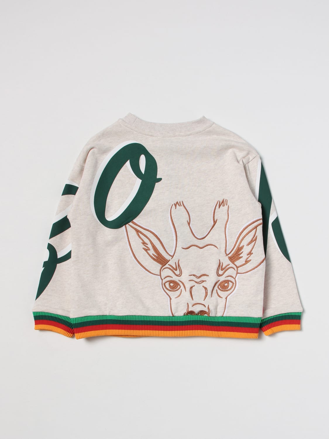 KENZO KIDS SWEATER: Sweater kids Kenzo Junior, Beige - Img 2