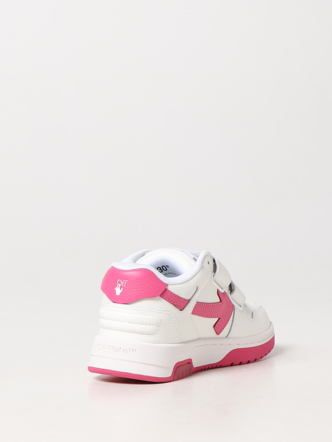 OFF-WHITE KIDS SNEAKERS: Off-White Out Of Office sneakers in leather, White - Img 3