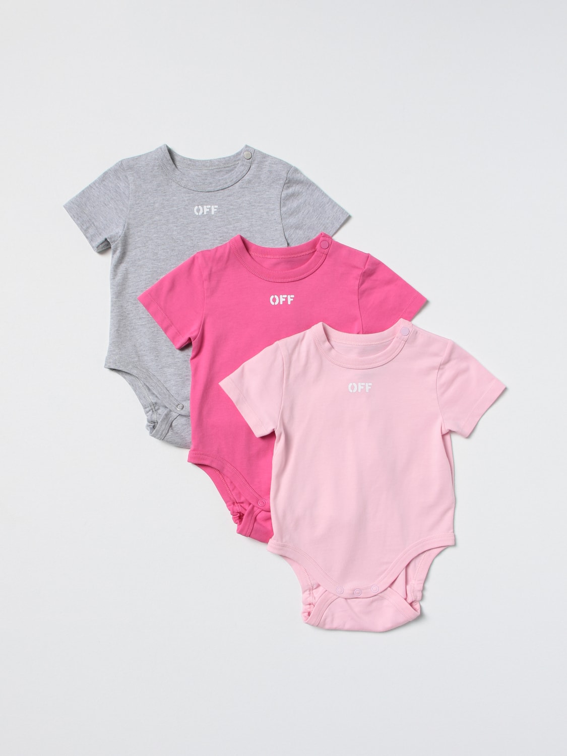 OFF-WHITE KIDS 바디수트: 바디수트 남아 Off-white, 멀티컬러 - Img 1