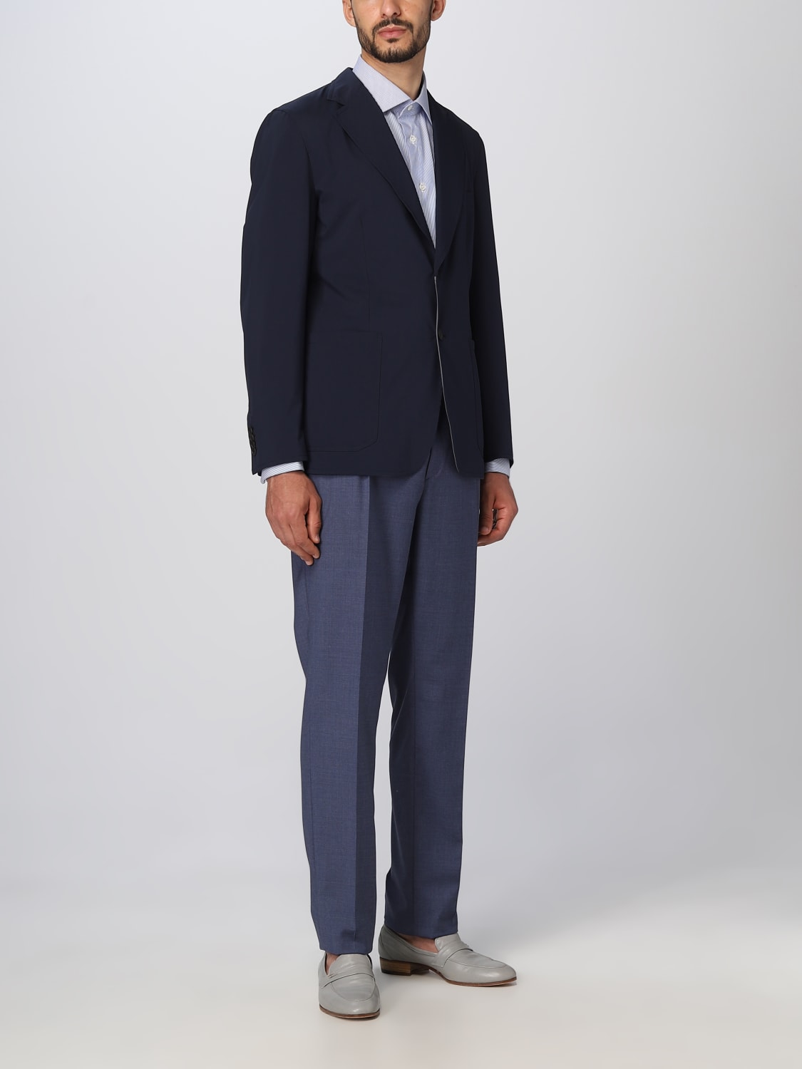 BRIONI men s blazer Navy Brioni blazer SGNR0LPA906 online at GIGLIO.COM