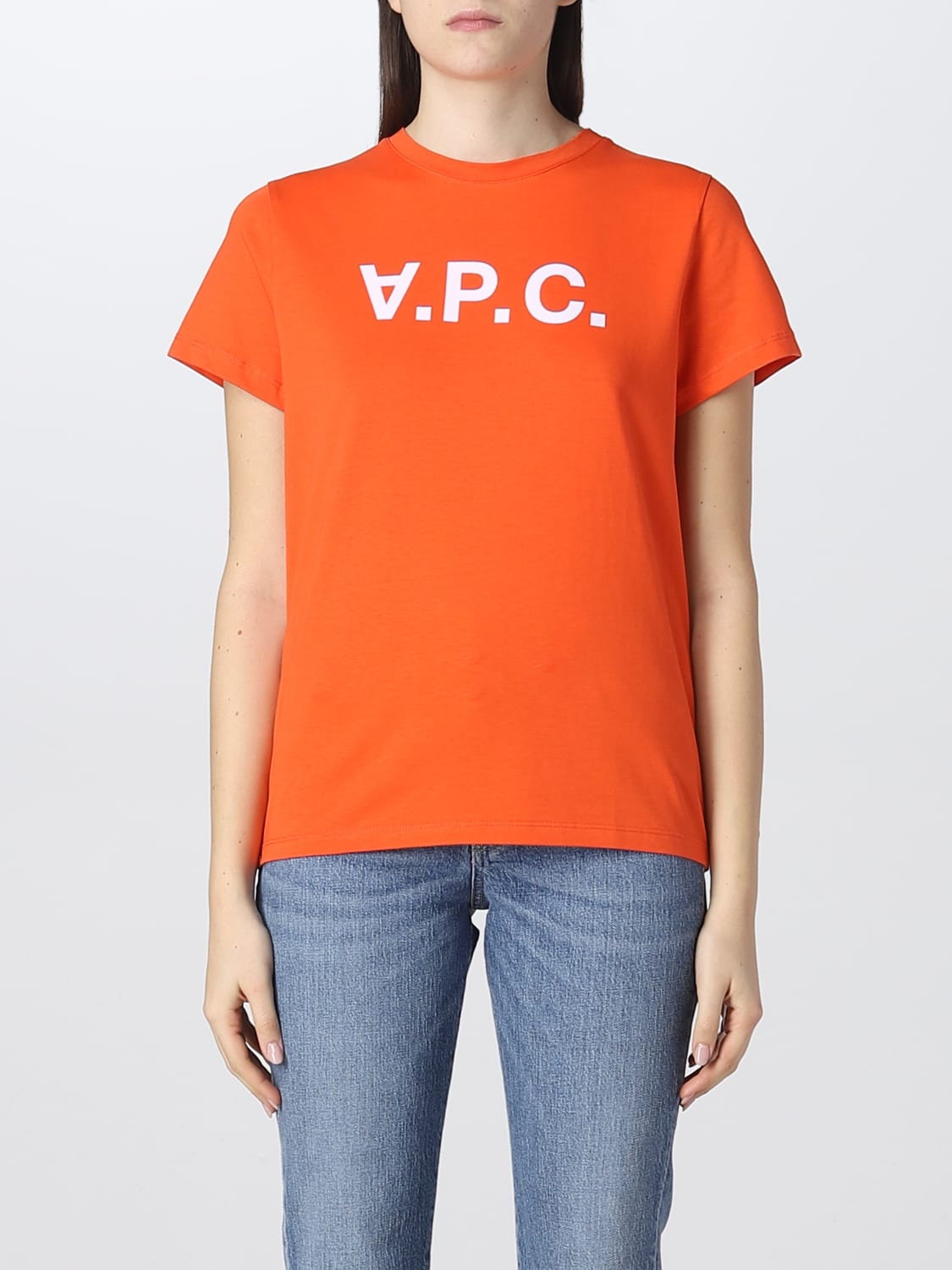 A.P.C. Tシャツ: Tシャツ レディース A.P.C., オレンジ - Img 1