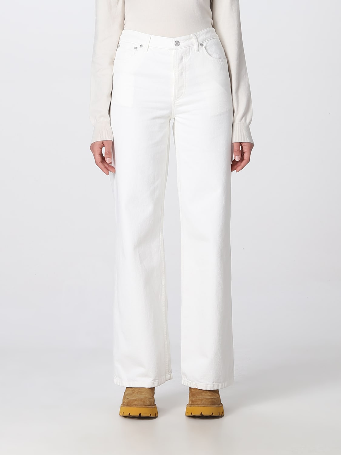 A.P.C. JEANS: Jeans woman A.P.C., White - Img 1