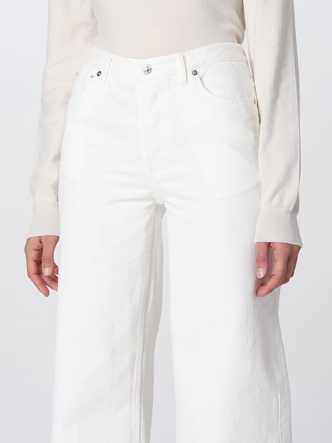 A.P.C. JEANS: Jeans woman A.P.C., White - Img 4