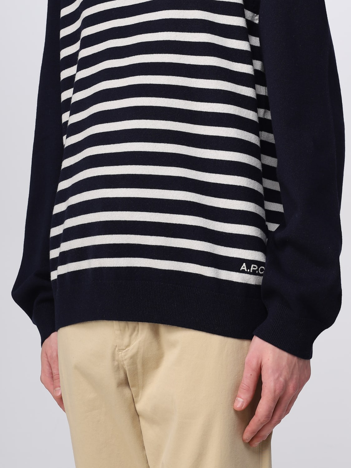 A.P.C. SWEATER: Sweater men A.P.C., Blue - Img 3