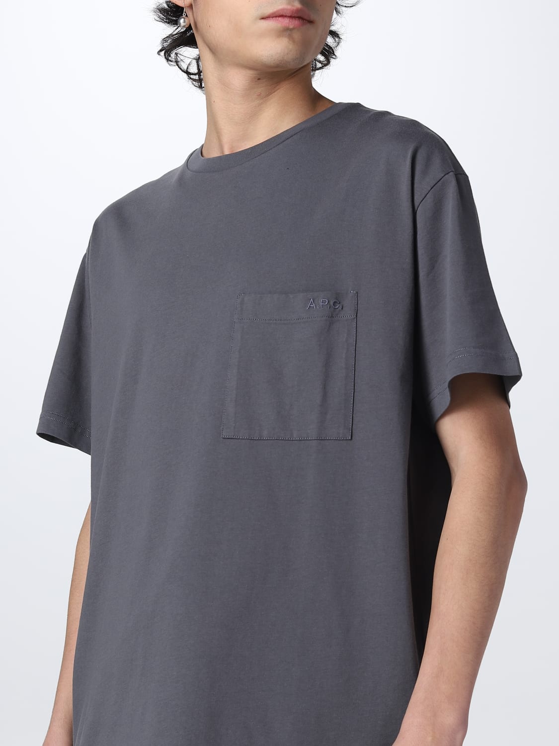 A.P.C. Tシャツ: Tシャツ メンズ A.P.C., グレー - Img 3