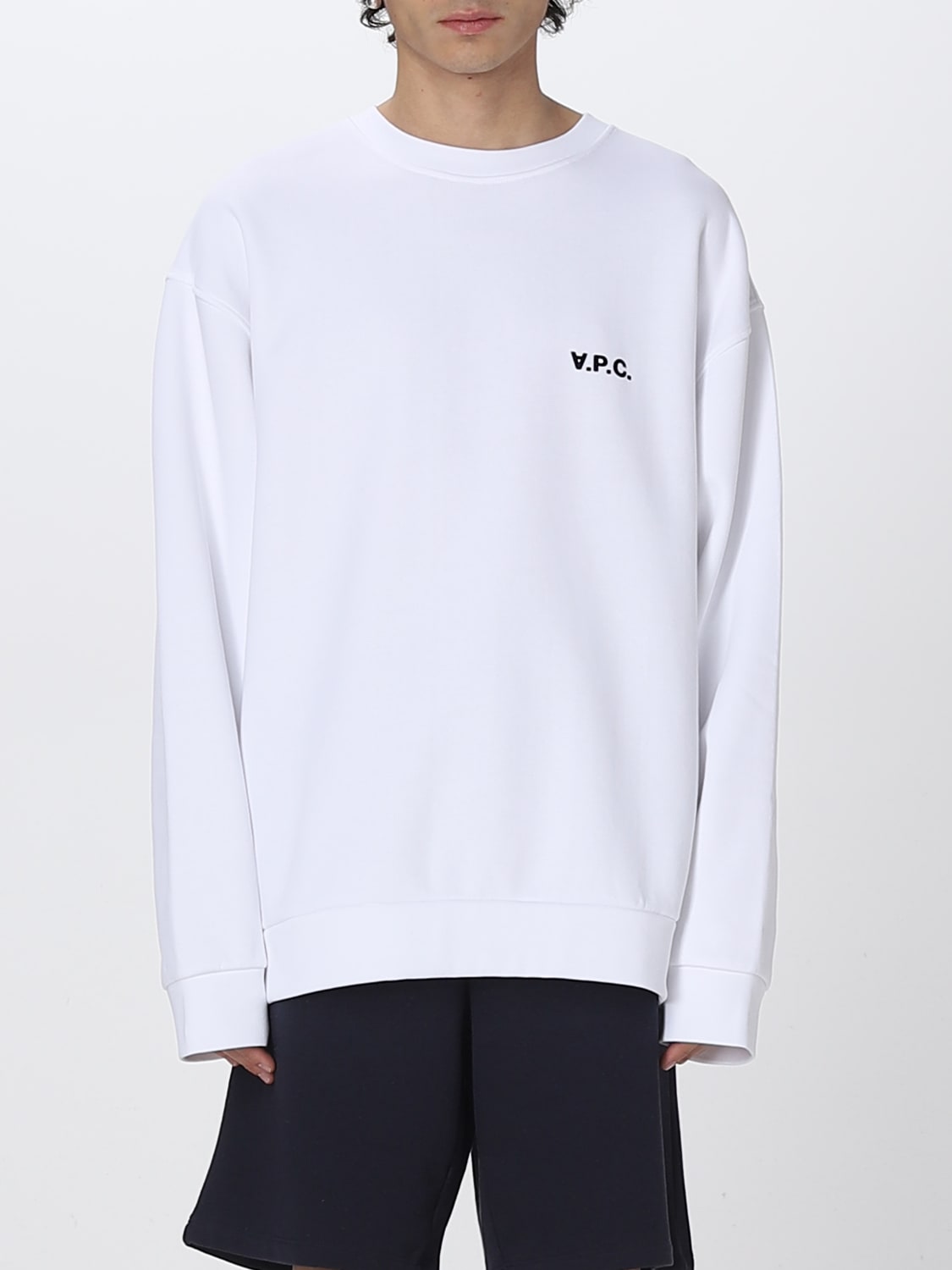 A.P.C. SWEATSHIRT: Sweatshirt men A.P.C., White - Img 1