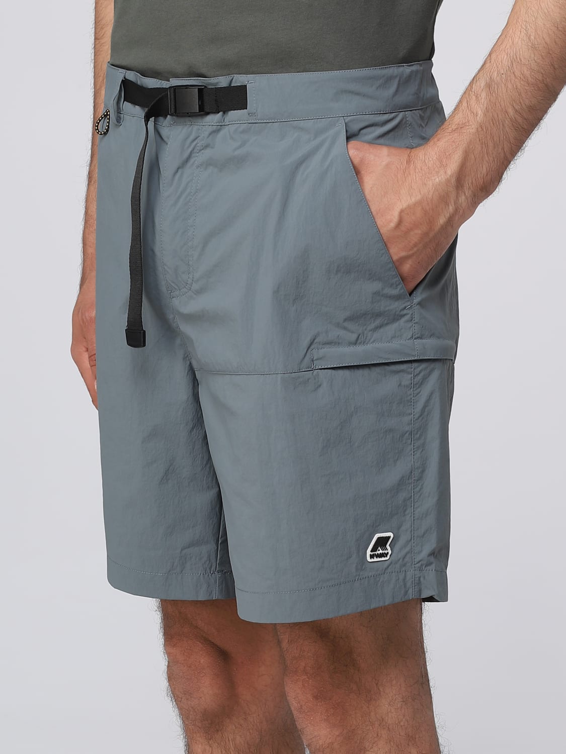K-WAY SHORTS: Short men K-way, Grey - Img 3