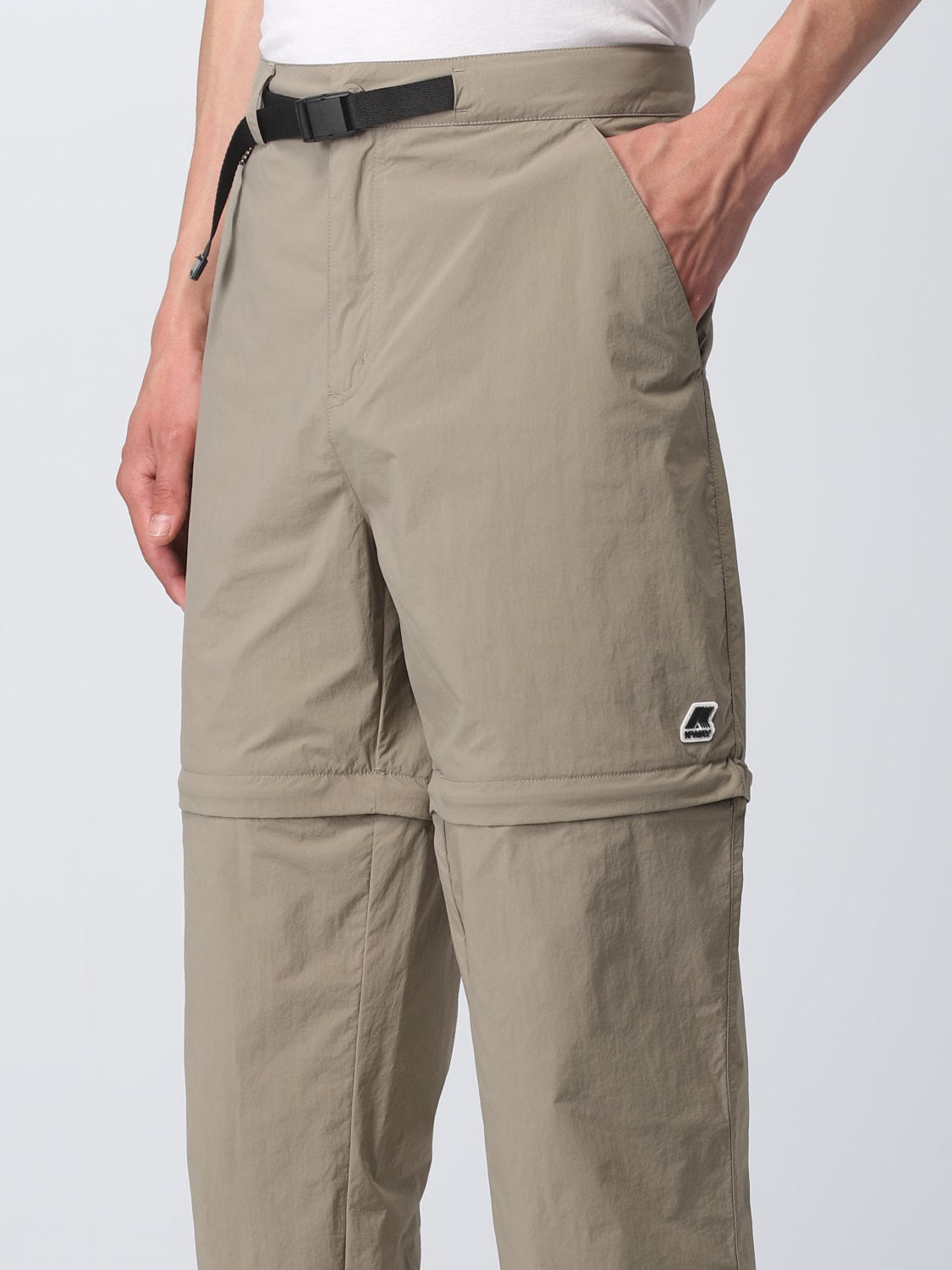 K-WAY PANTALÓN: Pantalón hombre K-way, Beige - Img 3