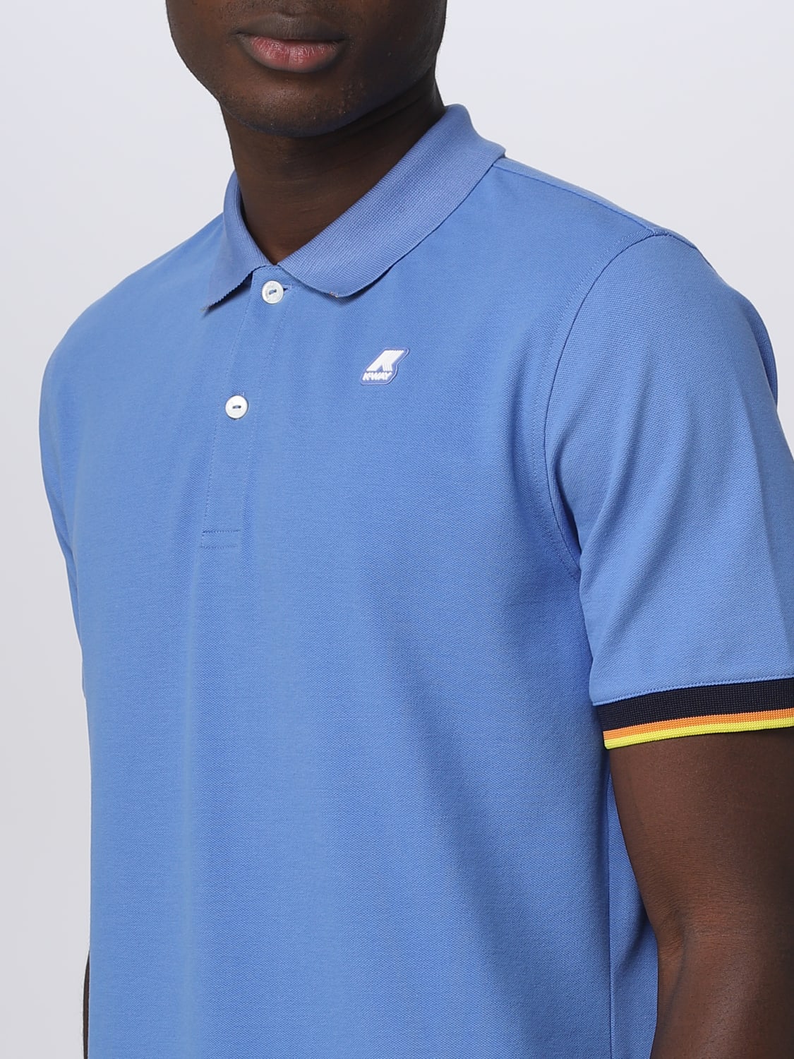 K-WAY POLO: Polo herren K-way, Royal Blue - Img 3