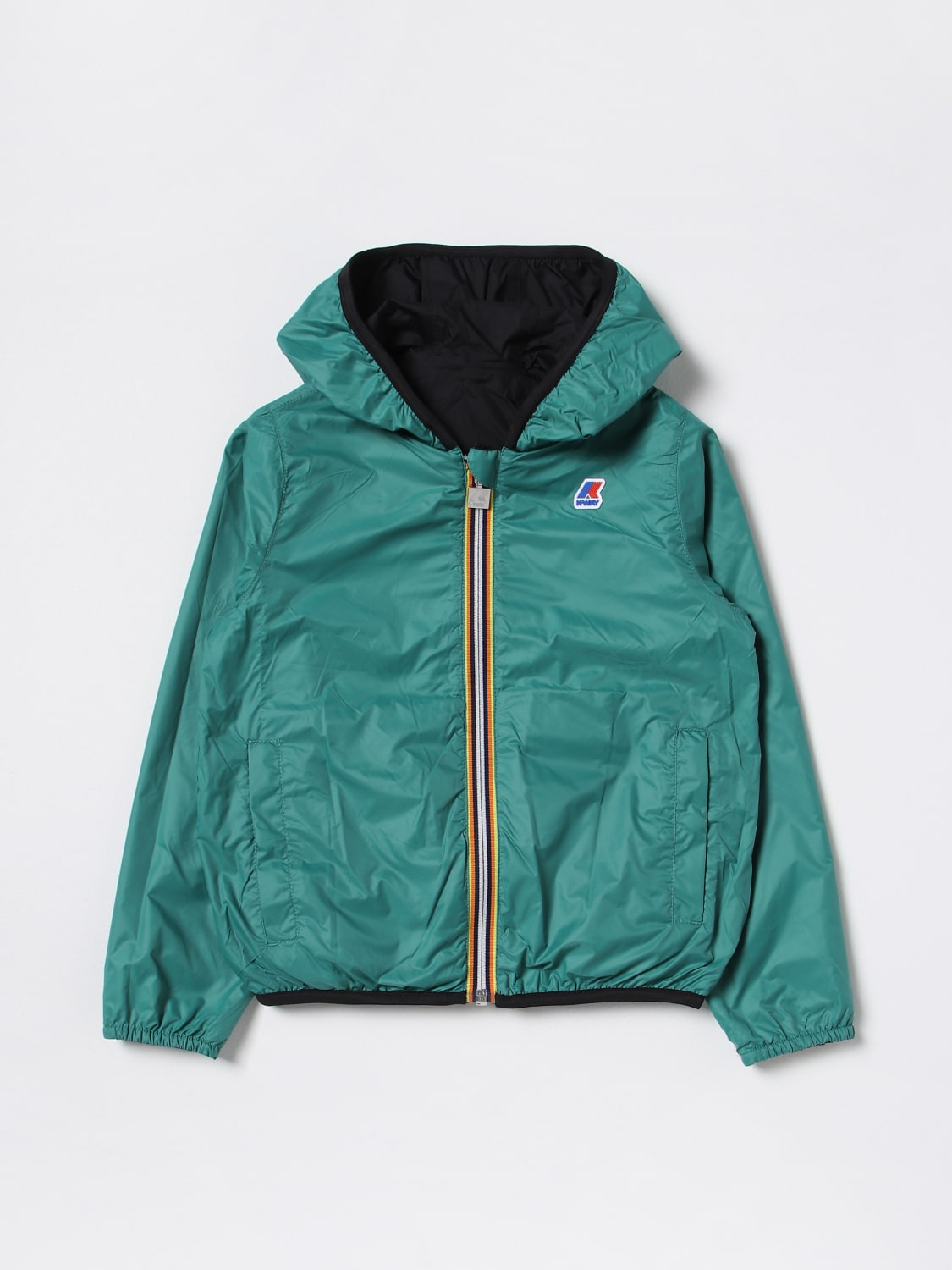 K-WAY JACKET: Jacket kids K-way, Black - Img 3