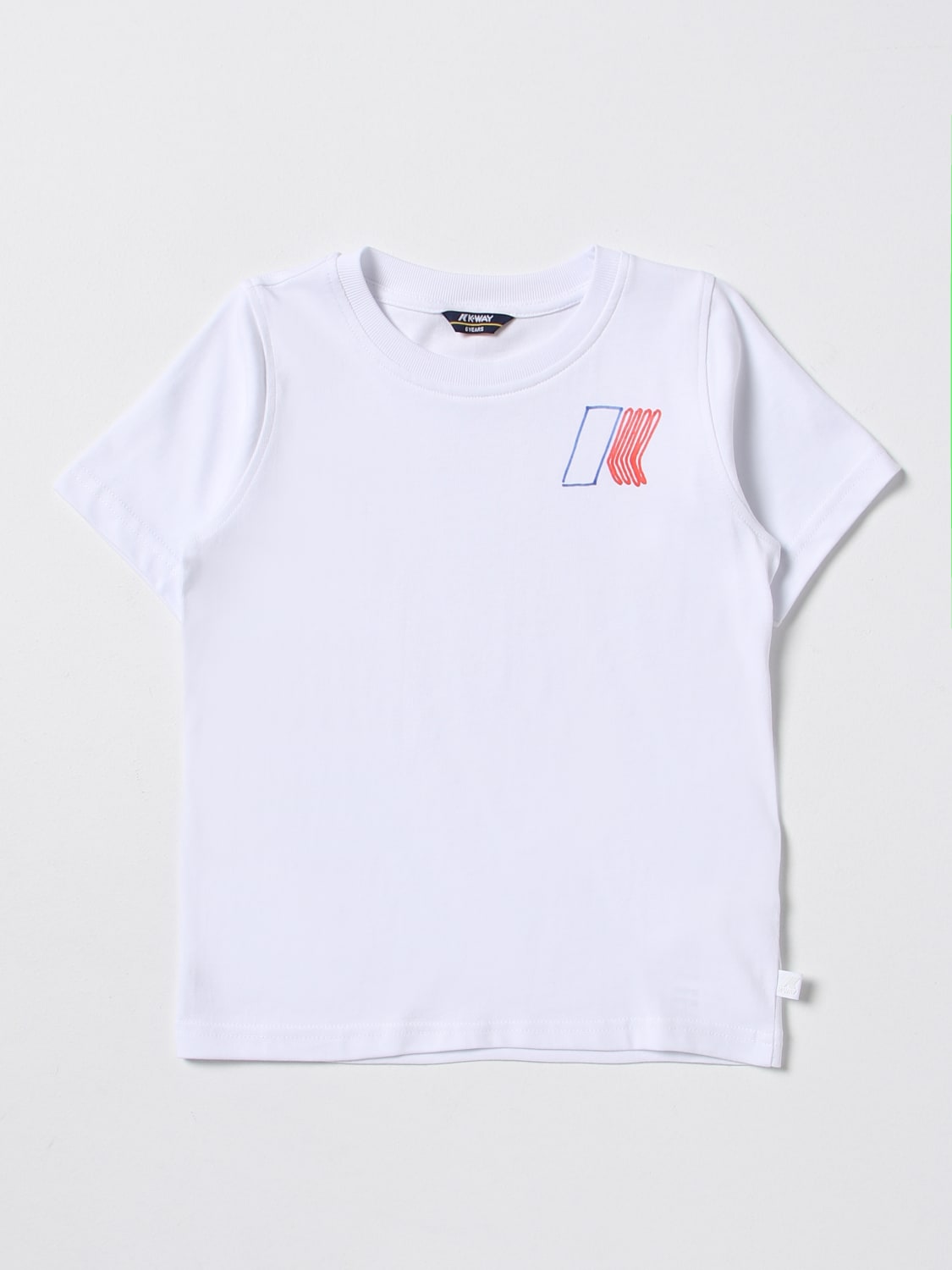 K-WAY T-SHIRT: T-shirt enfant K-way, Blanc - Img 1