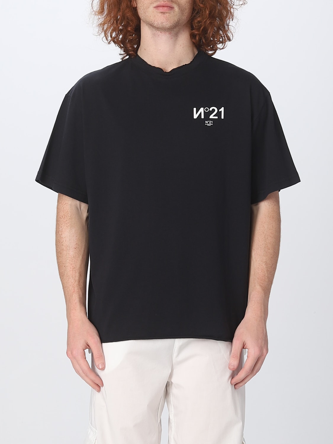 N° 21：Tシャツ メンズ - ブラック | GIGLIO.COMオンラインのN° 21 Tシャツ F0116331