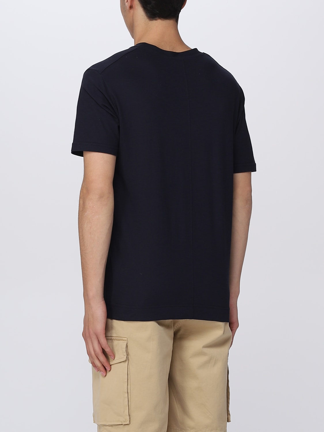 PAOLO PECORA CAMISETA: Camiseta hombre Paolo Pecora, Azul Oscuro - Img 2