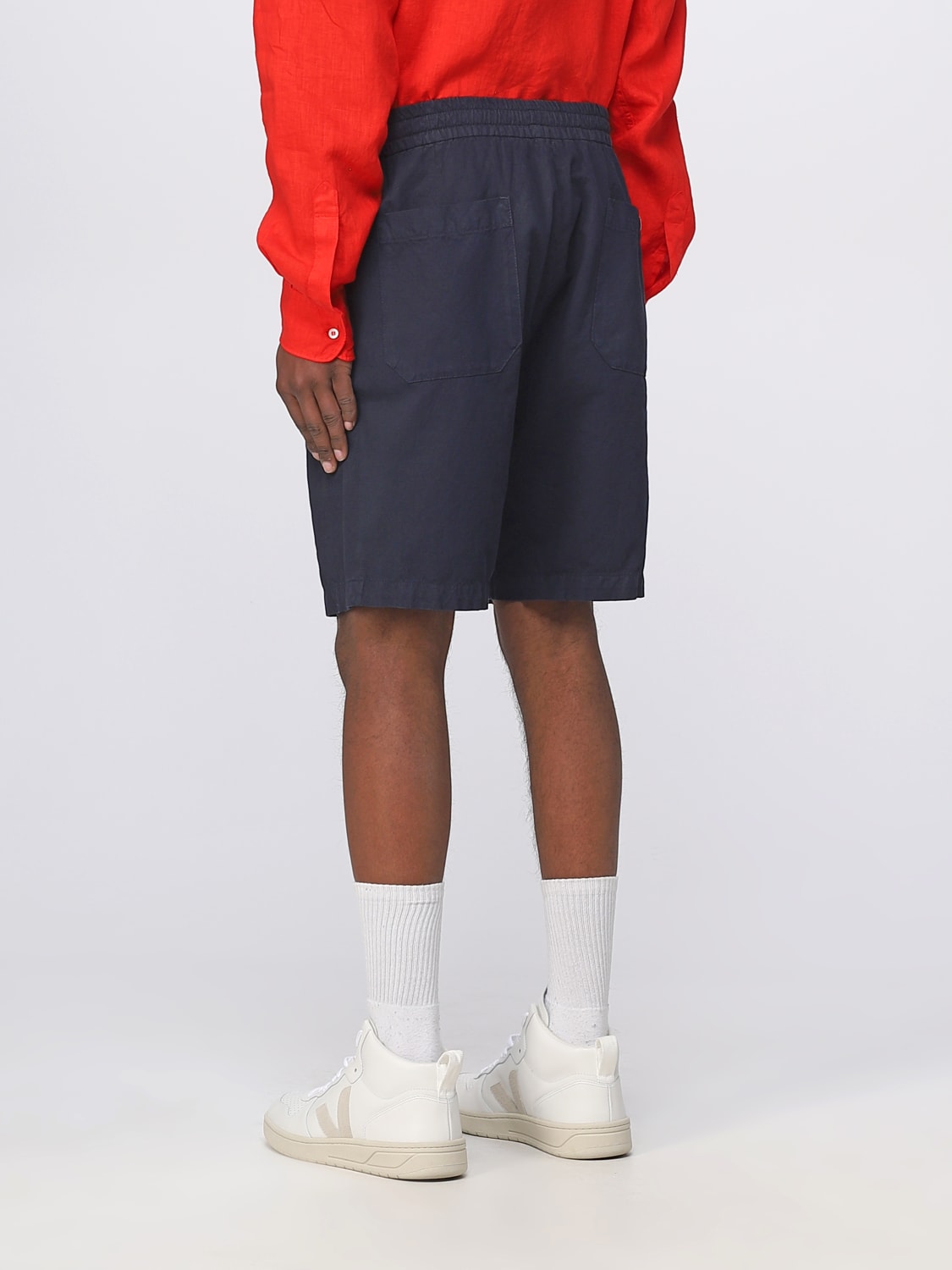 PAOLO PECORA SHORTS: Short men Paolo Pecora, Blue - Img 2