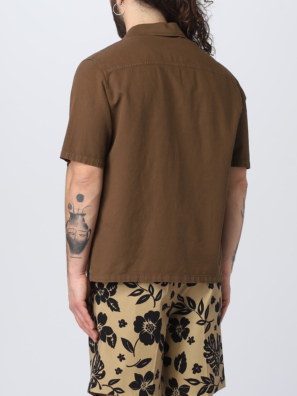 PAOLO PECORA HEMD: Hemd herren Paolo Pecora, Braun - Img 2