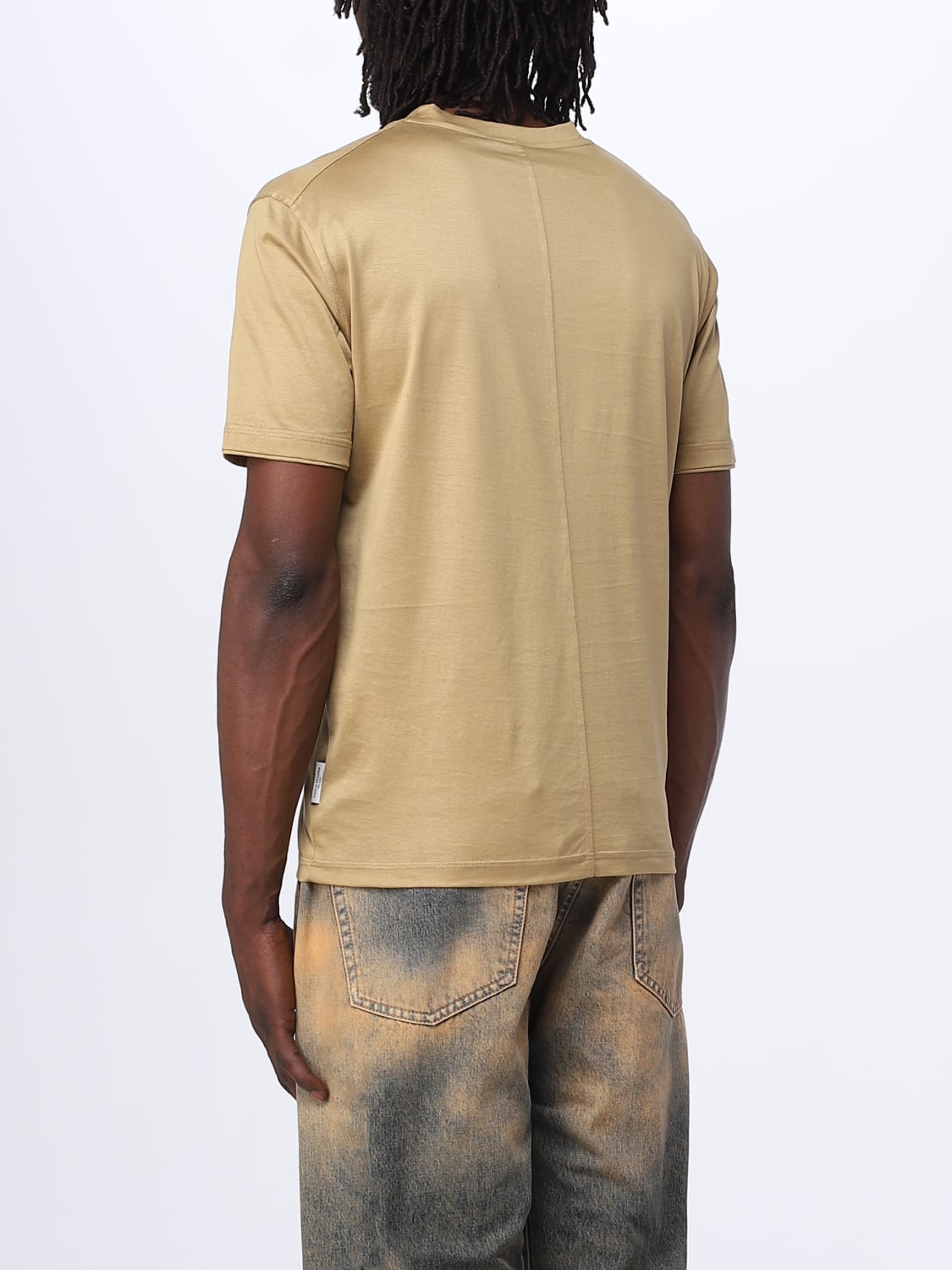 Tシャツ・カットソー PAOLO PECORA Men T-shirt Hazel F1714054 1336 Paolo Pecora Outlet: T-shirt men - Hazel | Paolo Pecora t