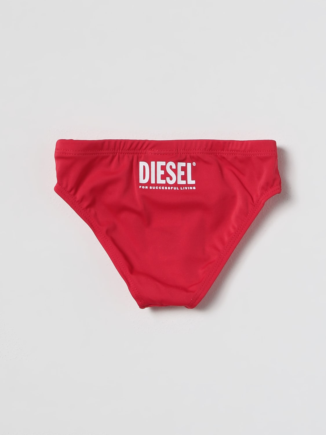 DIESEL COSTUME: Costume Diesel in lycra, Rosso - Img 2