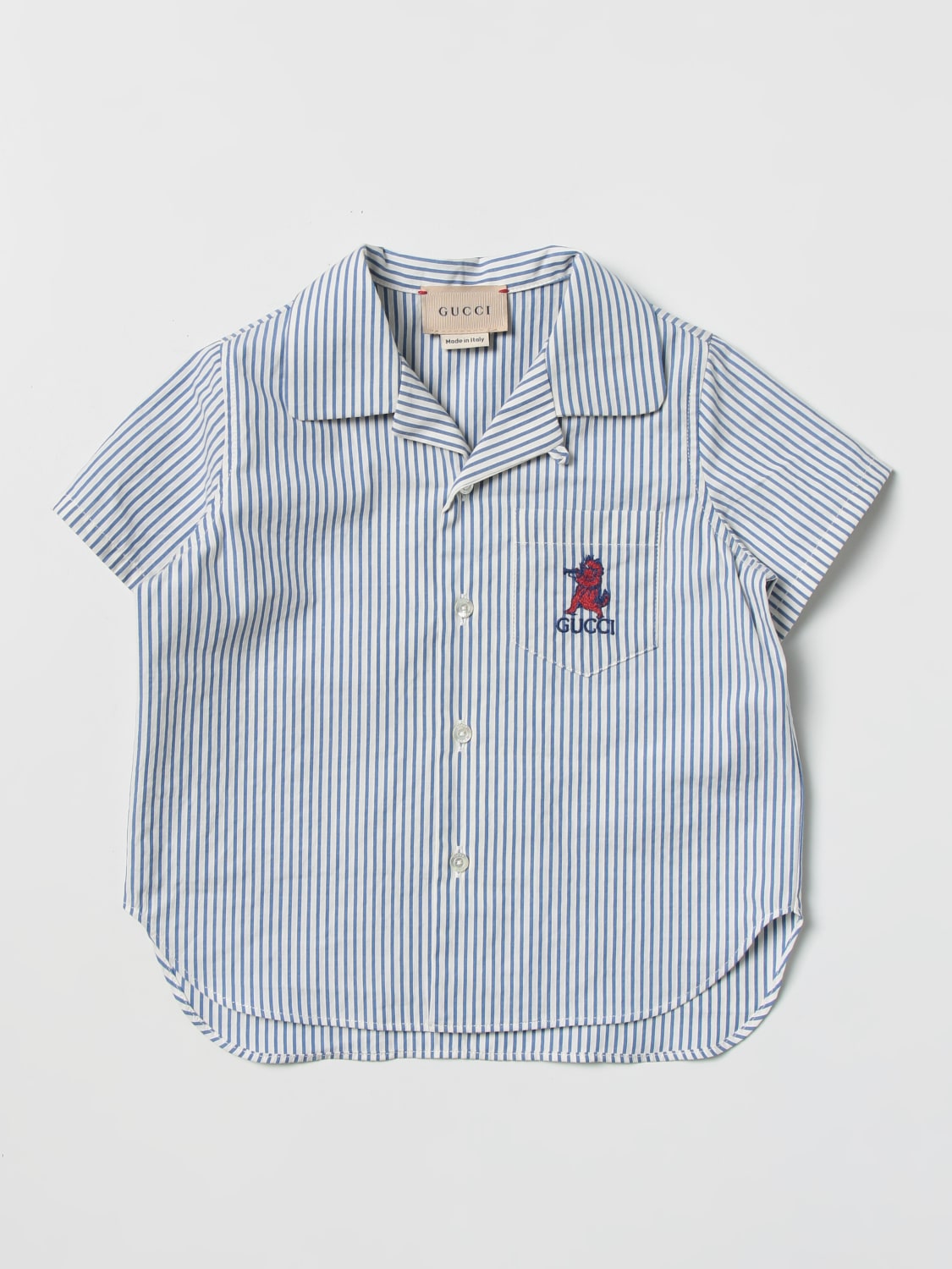 GUCCI CAMICIA: Camicia bambino gucci, Azzurro - Img 1