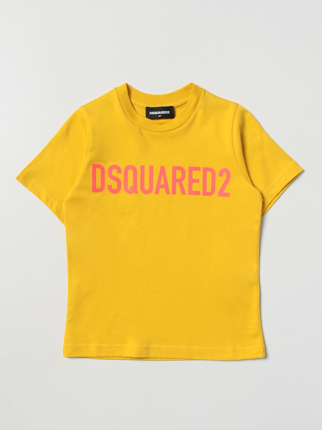 DSQUARED2 Tシャツ: Tシャツ ボーイ Dsquared2 Junior, イエロー - Img 1