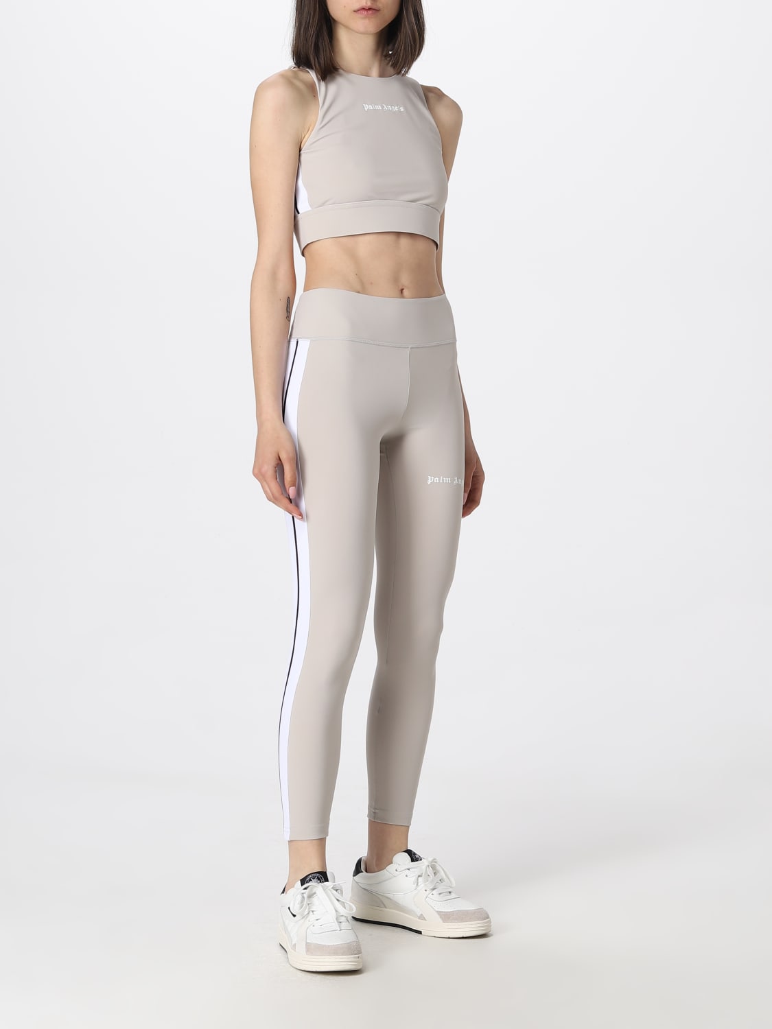 PALM ANGELS TOP: Top femme Palm Angels, Ivoir - Img 2