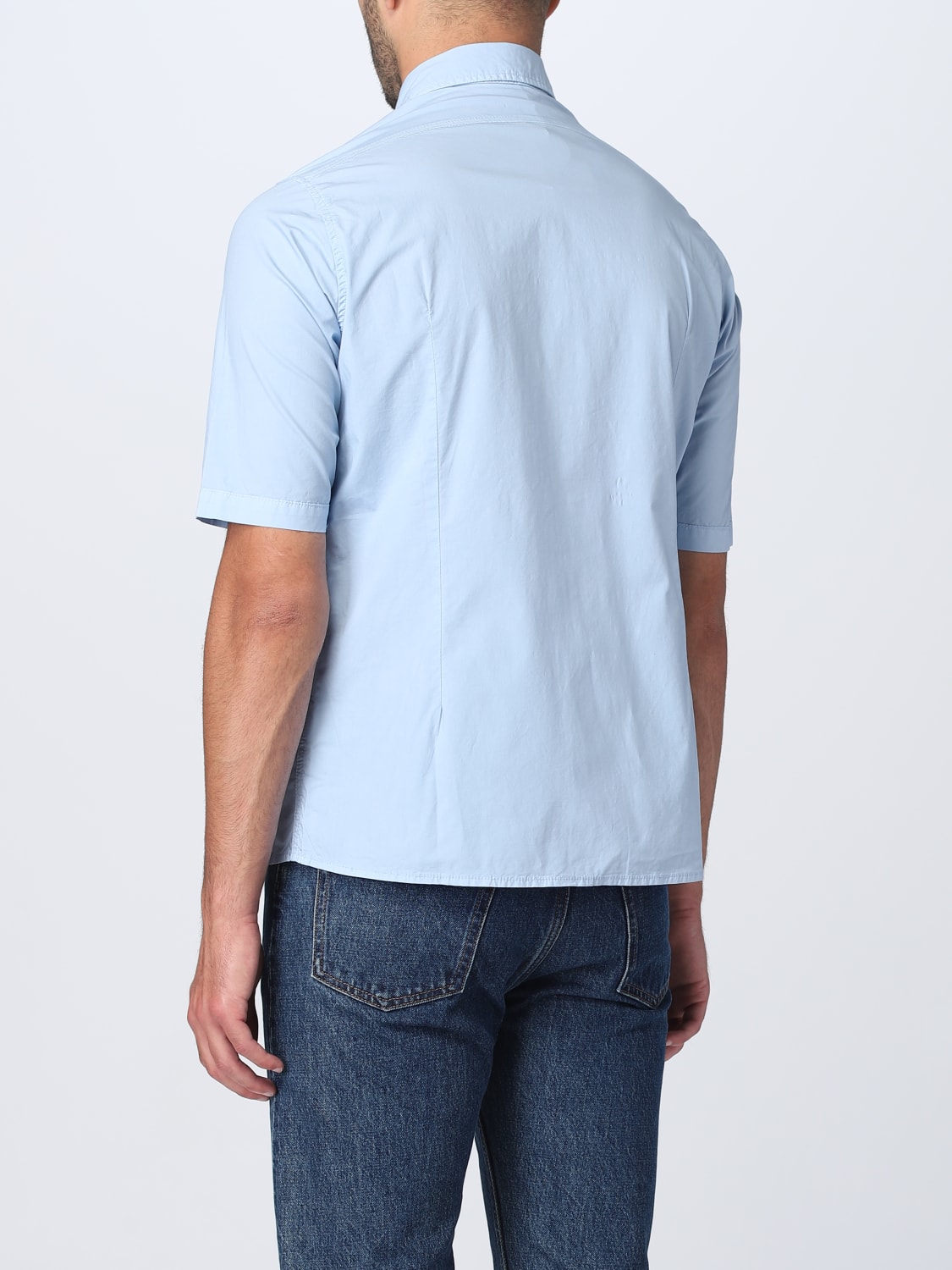 14BROS SHIRT: Shirt men 14bros, Gnawed Blue - Img 2