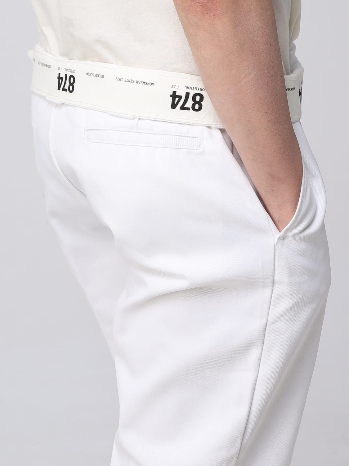 DICKIES PANTALÓN: Pantalón hombre Dickies, Blanco - Img 4