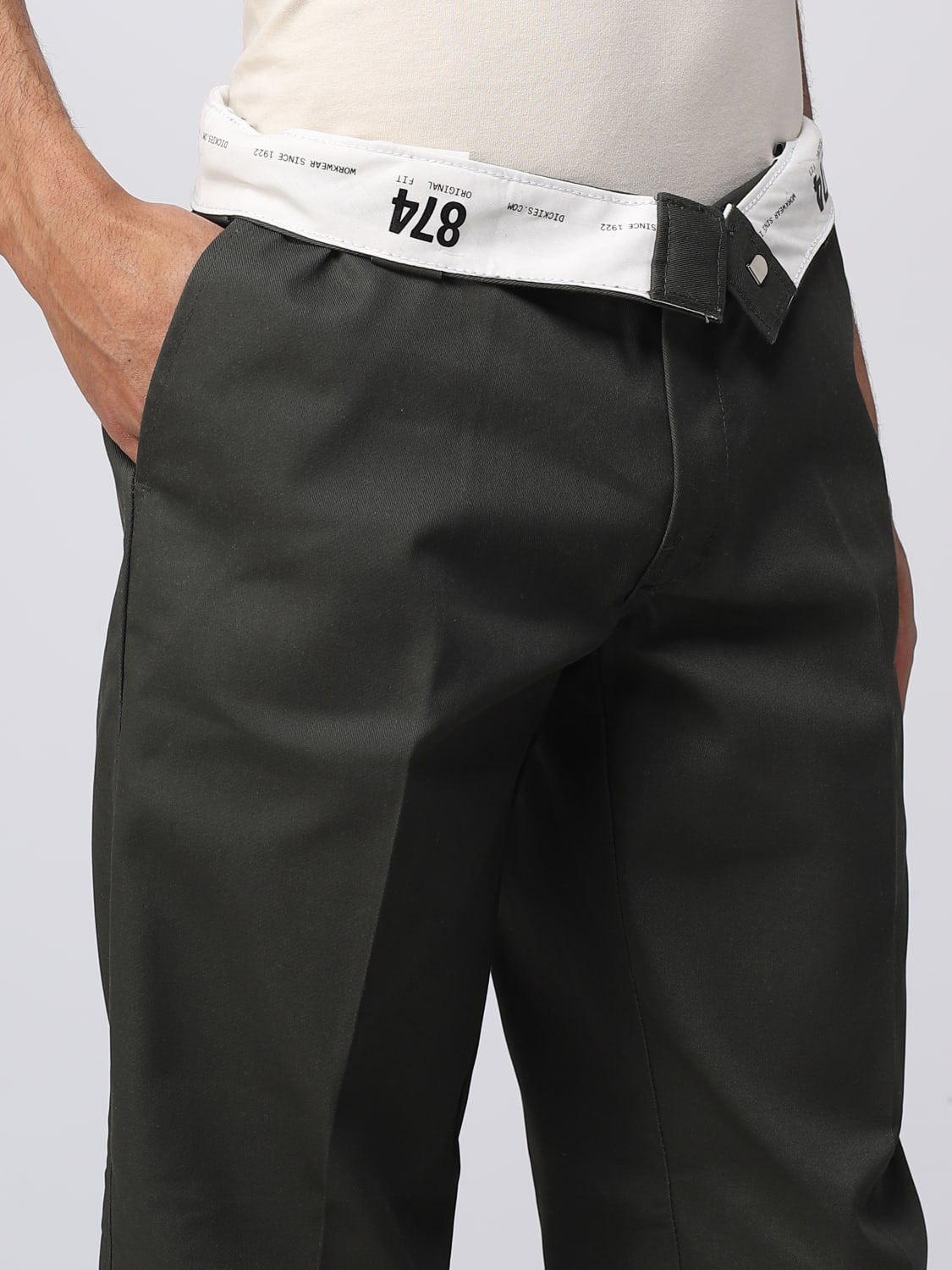 DICKIES PANTS: Pants men Dickies, Green - Img 3